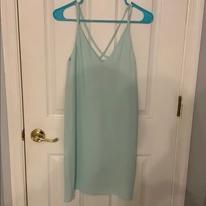 Mint mini dress